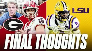 CFB Week 1 Final Thoughts | Georgia, Carson Beck READY | LSU, Harold Perkins BACK | Florida vs Miami