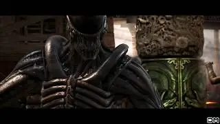 Mortal Kombat XL Alien Burst Out of Triborg (Cyrax) Chest