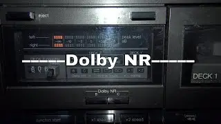 Как работает Dolby NR (Noise Reduction) на деке Technics RS-TR165