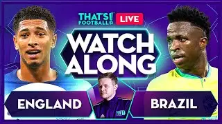 ENGLAND vs BRAZIL LIVE with Mark Goldbridge
