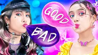 Good Sister Vs Bad Sister At School!
