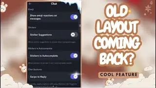 DISCORD OLD LAYOUT FEATURE COMING BACK?