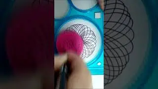 Крутой узор спориграфом #spirograph #спирограф