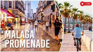 💕 Malaga Spain . Costa Del Sol City Walk