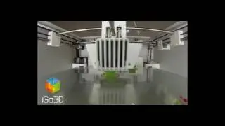 Ultimaker 3. Печать двухцветного робота.