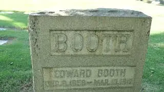 Actor Elmer Booth Grave Inglewood Memorial Park Cemetery Los Angeles California US October 19, 2022