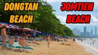 🌍 Пляж Джомтьен Паттайя Таиланд 2023 🌍 Пляж Донгтан Паттайя 🌍 Dongtan Beach Jomtien Beach