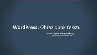 Bloki i kolumny WordPress - wstaw obraz i tekst obok siebie