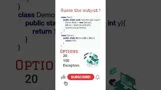Day 85 | Tricky Java interview question | #corejava