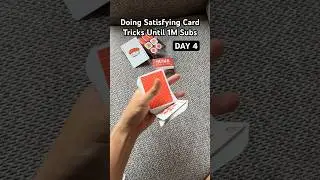 Satisfying ASMR Card Tricks Until 1M (DAY 4)