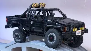 LEGO Toyota Hilux. Марти на Дупло горке.  PF XL, SERVO, 3S lipo, RC Brick