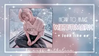 MOVING WATERMARK LIKE AE TUTORIAL! using capcut (inspo: hwangsenshi)