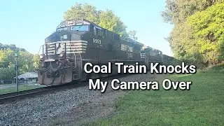 Norfolk Southern Train Runs Over my GoPro