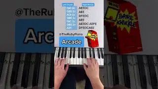 🕹 Arcade Piano Tutorial With Letter Notes 