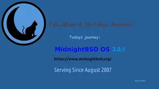 MidnightBSD 3.0.1 Meets The ASUS Laptop How Does It Do? MidnightBSD Desktop