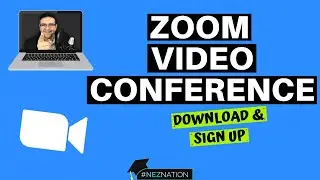 How To Download and Sign Up For Zoom Video Conference (Video Conferencing Tutorial)