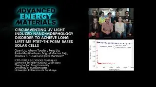 Circumventing UV light induced nano-morphology disorder to achieve long lifetime polymer solar cells