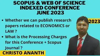 Christo Ananth - Scopus & Web of Science Indexed Conference - June 2023 - ICRET-2023 - English