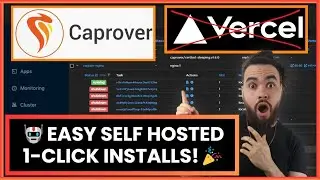 FREE: Caprover Self-Hosted Vercel Alternative! 🐋 1-Click Install! 🎉 Coolify & Dokploy PAAS