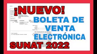 COMO EMITIR UNA BOLETA DE VENTA ELECTRÓNICA_SUNAT 2022