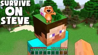 How BEN will SURVIVE on STEVE SKY BLOCK in Minecraft ! GAMEPLAY coffine meme- Talking Tom and ANGELA