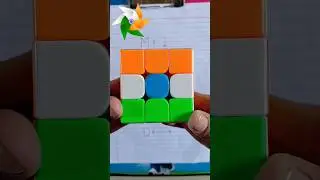 Republic Day 2024 | how to make indian flag with 3 by 3 rubik's cube..