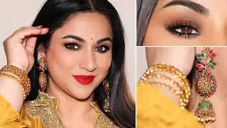Transform Your Look: Expert Tips for a Stunning Indian Festival Makeup with Smudged Smokey Eyes
