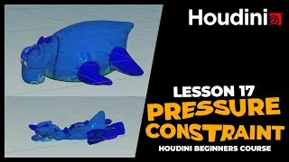 Master Houdini's Vellum Pressure Constraint in Lesson 17