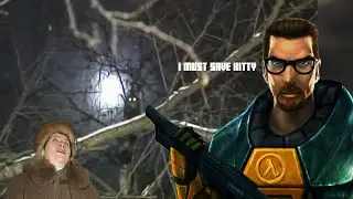 Saving a cat in Half Life