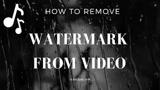 how to remove logo and watermark from video and pictures