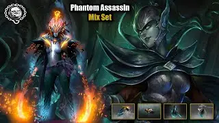 DOTA 2 Phantom Assassin Epic Mix Set Immortal Avowance of the Veiled Ones + Manifold Paradox