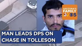 Homeowners witness man lead DPS troopers on chase through Tolleson neighborhood