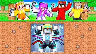 HUNTERS vs ROBOT SPEEDRUNNER In Minecraft!