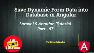 Save Dynamic Form Data into Database in Angular | Dynamic form Angular