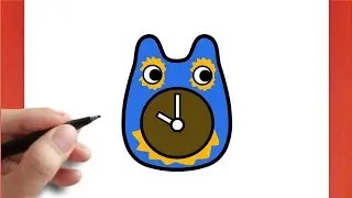 How To Draw Flumbo Clock from Garten of Banban