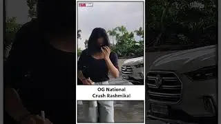 Rashmika Mandanna spotted at airport in denim joggers and eye-grabbing sneakers 