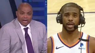 Chris Paul cuts off Charles Barkley to let him know this...