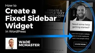 How to Create a Sticky Sidebar in Wordpress (No code!)
