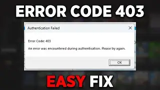 How To Fix Roblox Error Code 403 - Authentication Failed easy fix
