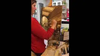 Timelapse of an oil painting by artist Hannah Bruce