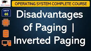 L46: Disadvantages of Paging | Inverted Paging | Memory Management | Operating System