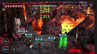 Raid: Shadow Legends. Clan Boss Hard, testing Pain Keeper + Cold Heart