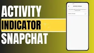 Activity Indicator SnapChat !