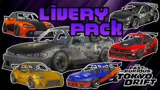 Sean's S15 Spec R & Tokyo Drift Livery Pack | FR Legends v0.2.9 custom livery