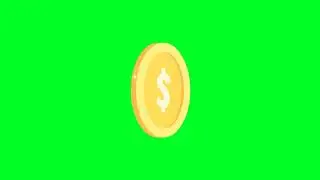 coin green screen video