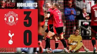 THREE WINS FROM THREE! 🤩 | Man Utd 3-0 Tottenham | WSL