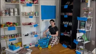 CONVIERTO MI CUARTO EN UN WALMART CON AREA DE COMESTIBLE , ROPA , MAQUILLAJE , ACCESORIOS Y BEBÉS +