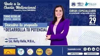 Charla motivacional “Descubre tu Propósito y Desarrolla tu Potencial” 🦋