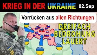 02.SEPTEMBER: Ukrainer ERÖFFNEN NEUE ANGRIFFSACHSEN in Kursk | Ukraine-Krieg
