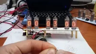 3 channels timer on IN-14 xUSSR nixie tubes